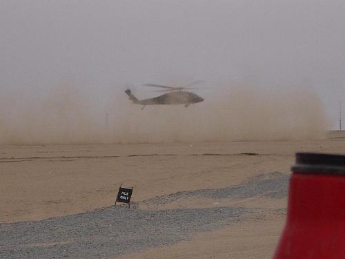 Black Hawk landing