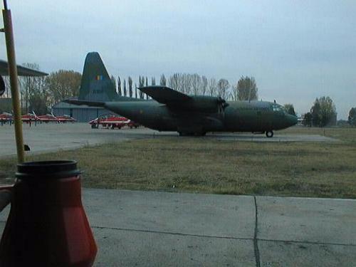 With red Arrows in Bucharest