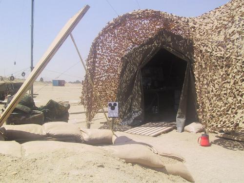 The CP with the bunker in the foreground