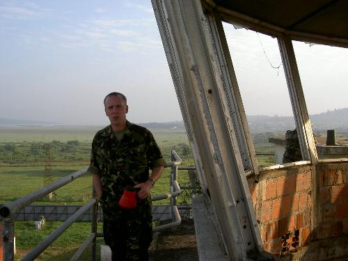 Top of the Entebbe control tower