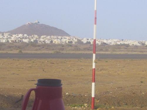 view from the airfield