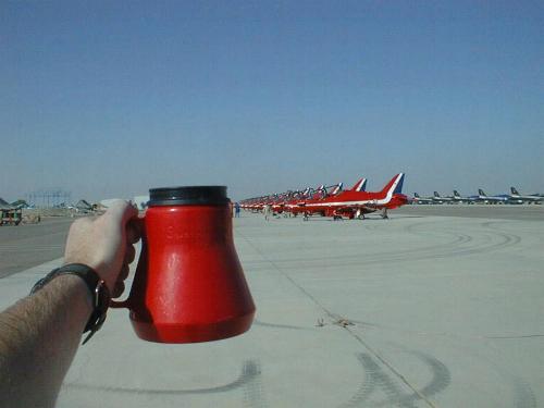 With the Red Arrows Dubai