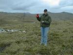 Escorted by a fine young lady on Mount Tumbledown