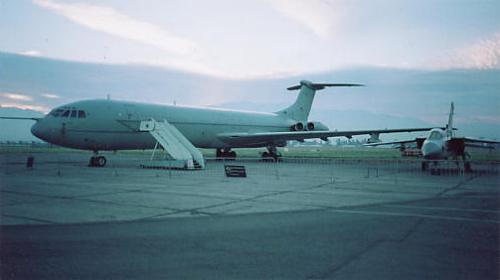 VC10 and Tornado in Santiago, mug on top of steps!!