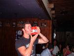 Vinnie Kissing the Mug, poor bugger!! - Ryan Kwantan